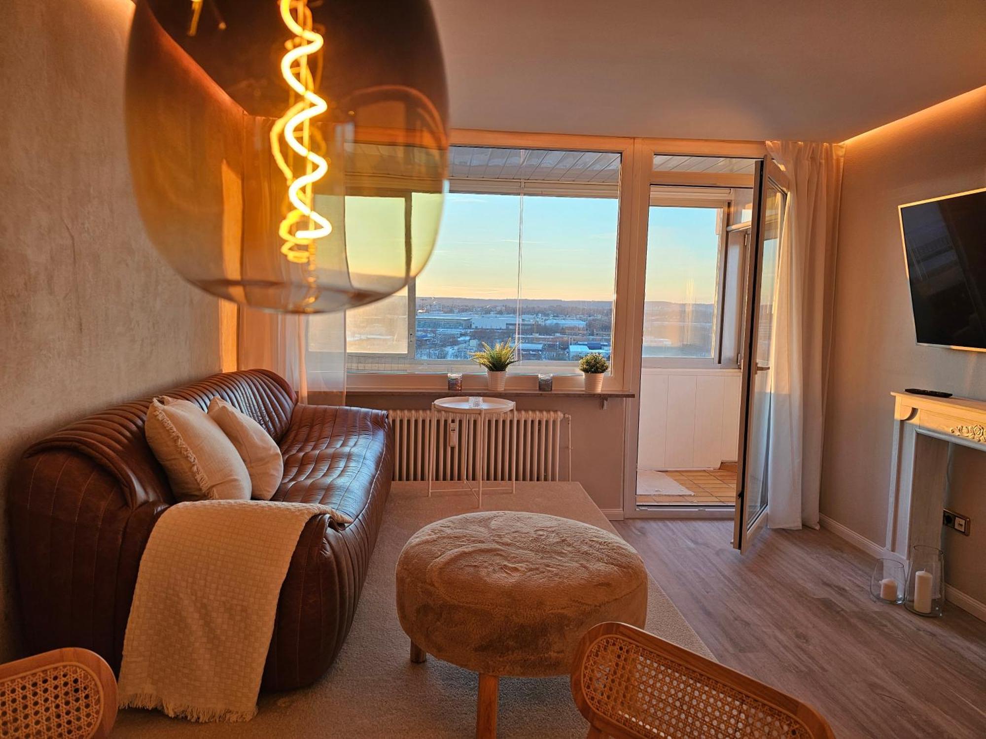 Stylische Sunset-Wohnung Augsburg Exterior foto